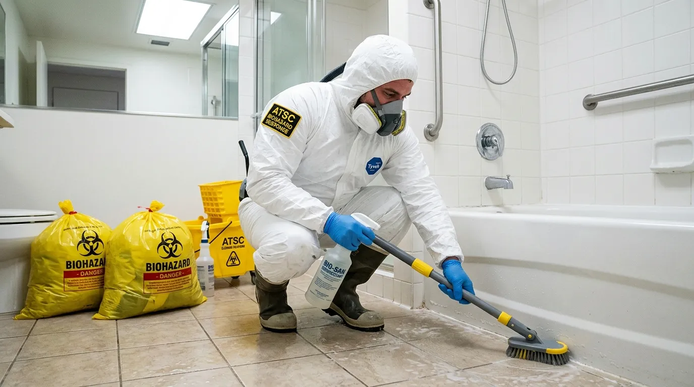 Decontamination equipment deployed for Blood Cleanup in Rose Hill